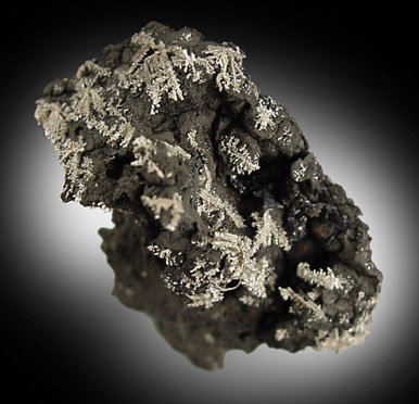 Mineral Specimens: Silver on native Arsenic from Pohla Mine, near Crottendorf, Erzgebirge, Saxony, Germany
