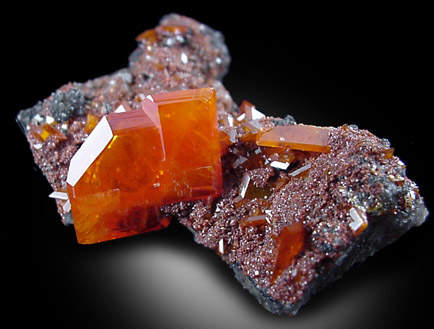 Mineral Specimens: Wulfenite from Red Cloud Mine, Yuma, Arizona