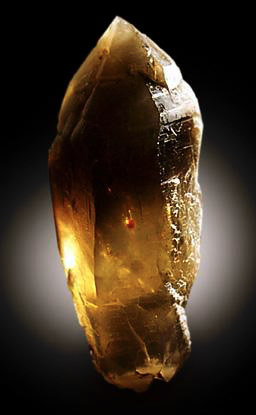 Mineral Specimens: Smoky Quartz with Spessartine Garnet inclusions from Beaver County, Utah