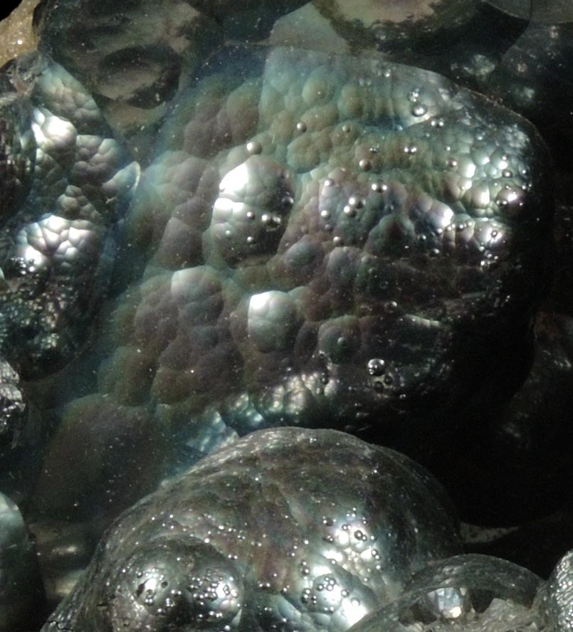 Detail view of mineral Goethite-Hematite for sale from Dongan Hills iron mining district, Staten Island, New York City, Richmond County, New York