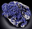 Mineral specimen: Azurite from 4750' level, Lone Star Area, Phelps Dodge Morenci Mine, Morenci, Arizona.