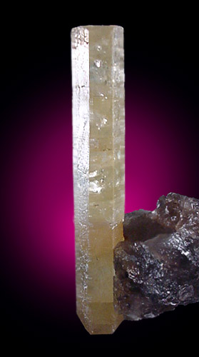 Mineral Specimens: Beryl var. Heliodor in matrix from Slocum Beryl Prospect, near Cobalt, Connecticut