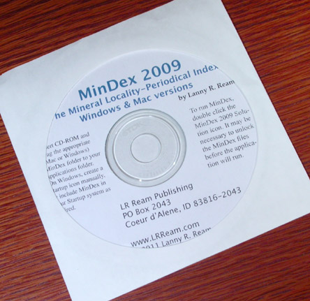MinDex 2007-The Mineral Locality Periodical Index
